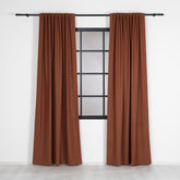 LUNVA Custom Blackout Curtains with Linen-Look Texture – Tile